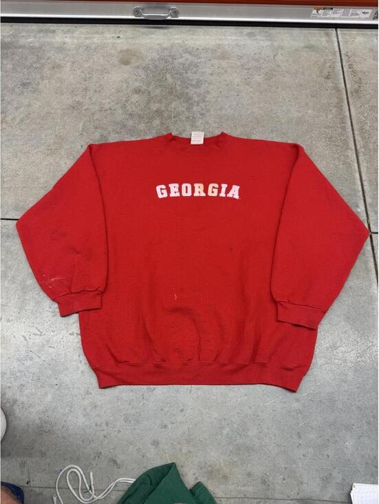 American Vintage Other - vintage university of georgia bulldogs bulldogs collegiate red crewneck size xxl